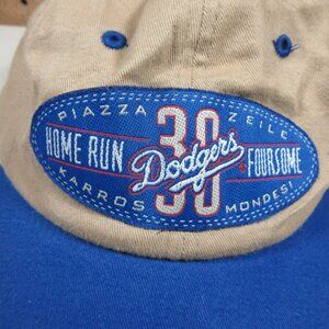 Vintage 90s BDA boys Dodgers Piazza Karros Mondesi Zeile Home Run 4some snapback